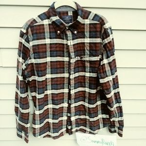 American Eagle Classic Fit Plaid Shirt
